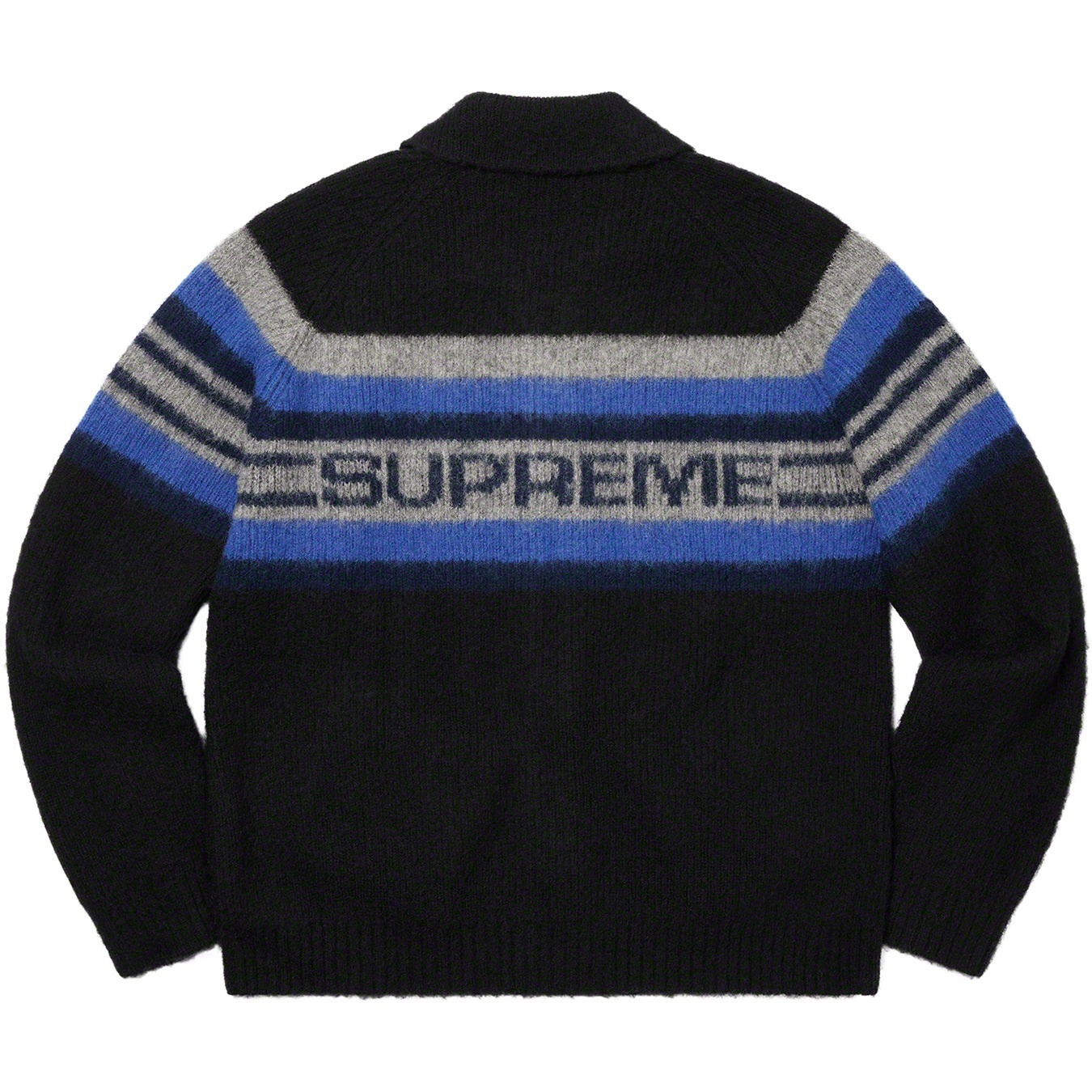 Brushed Wool Zip Up Sweater view 9